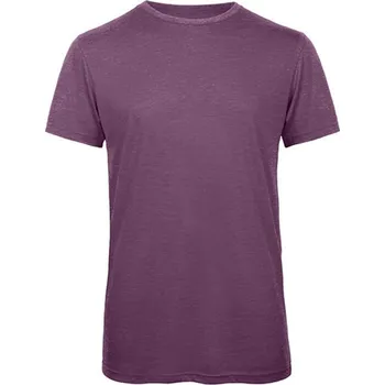 Pánské tričko B&amp;C Pánské tričko TM055 Heather Purple L