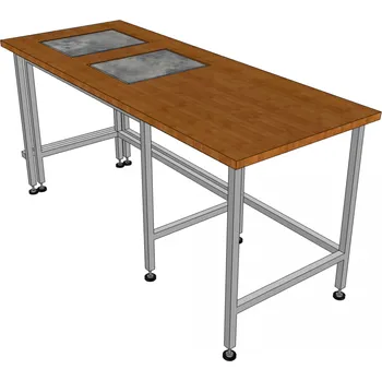 Operační stůl Laboratorní stůl pro dvě analytické váhy s pracovní plochou