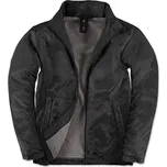 B&C Pánská bunda JM825 Black-Warm Grey XXL