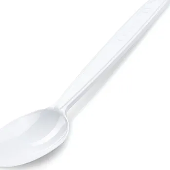 Jednorázové nádobí Lžíce plastová znovu použitelná PP - 18,5 cm/50 ks