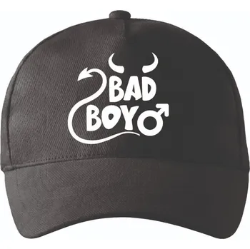 Kšiltovka LORD OF PIXELS Čepice Bad boy Velikost: nastavitelná, Barva: černá