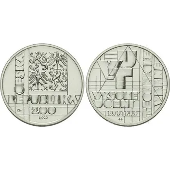 Česká mincovna 1999 - Pamětní stříbrná mince Vysoké učení technické v Brně, b.k. 13 g