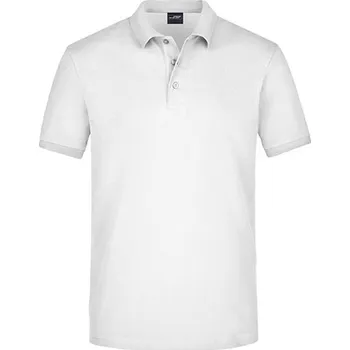 Pánská košile James&Nicholson Pánská polokošile JN710 White L