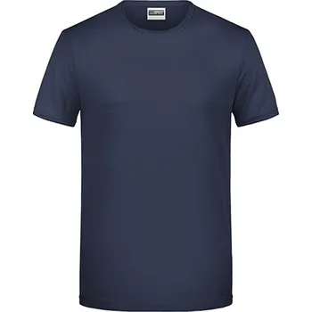 Pánská móda James&amp;Nicholson Pánské triko 8002 Navy XXL