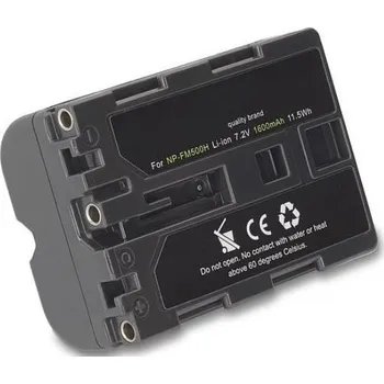 TopTechnology Baterie NP-FM500H SONY 1600mAh Li-Ion 7,4V, neoriginální příslušenství pro fotoaparáty SONY