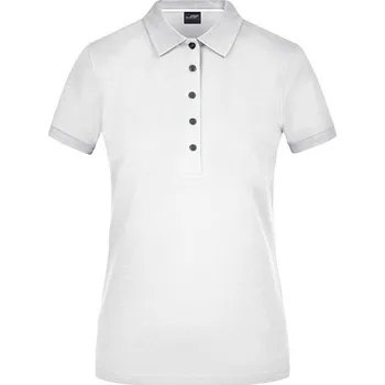 Dámská móda James&amp;Nicholson Dámská polokošile JN707 White S