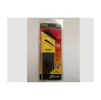 Klíč Sada palcových klíčů s kuličkou 13ks imbus l .050, 1/16, 5/64, 3/32, 7