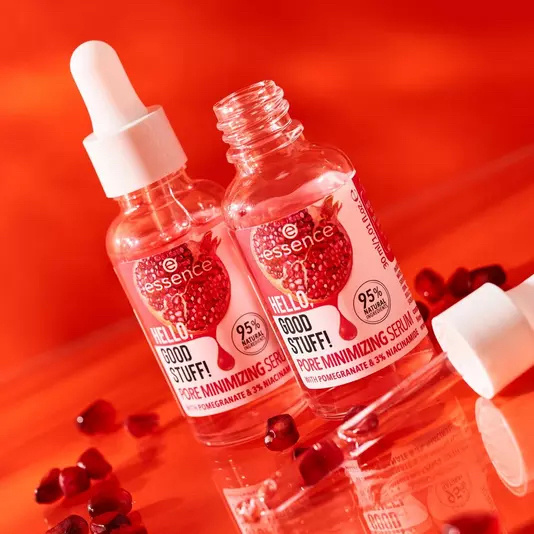 foto Pleťové sérum Essence Hello, Good Stuff! Pore Minimizing pleťové sérum na zjemnění pórů 30 ml