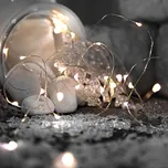 Star trading Světelný řetěz DEW DROP 46xLED D.1m stříbrný