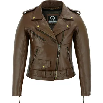 Pánský křivák Dámský kožený křivák Classic hnědý - XL / s chrániči +490,-Kč