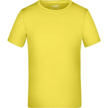 Chlapecké tričko James&Nicholson Dětské funkční triko JN358K Yellow XXL