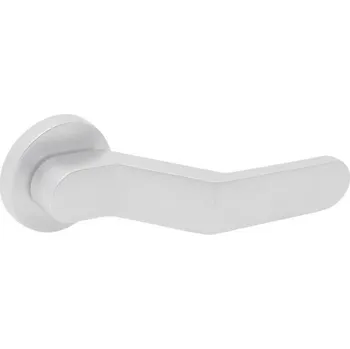 Dveřní kování In-Design Dveřní klika Mab bílá matá Provedení kliky: bez rozety