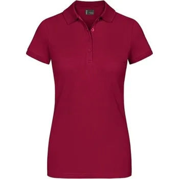 Dámská košile Excd by Promodoro Dámská polokošile E4405 Granat 3XL