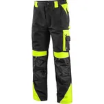 CXS SIRIUS BRIGHTON zimní pracovní kalhoty do pasu černá žlutá 52/54