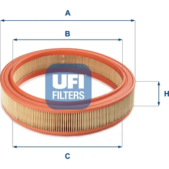 Filtr do auta Vzduchový filtr UFI 30.038.01
