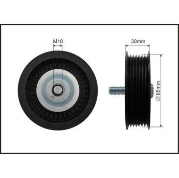 Auto-moto Vratná/vodicí kladka, klínový žebrový řemen CAFFARO 500335