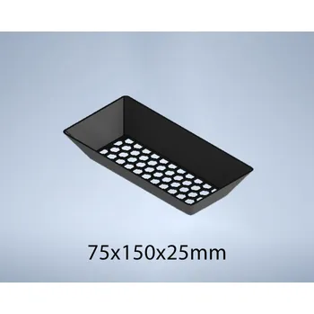 Příslušenství k deskovým hrám inserty.cz Univerzální misky po 1ks (černé) Varianta: Střední miska 75x150x25