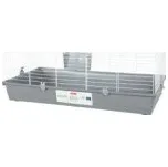 Klec morče PRIMO 120cm bílá/šedá s výbavou Zolux