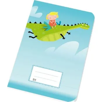 Školní sešit 511, A5, 10 listů, linka 20 mm