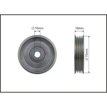 Auto-moto Vratná/vodicí kladka, klínový žebrový řemen CAFFARO 500426