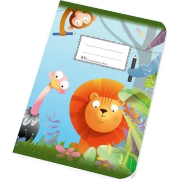 Sešit 511, A5, 10 listů, 2 pomocné linky