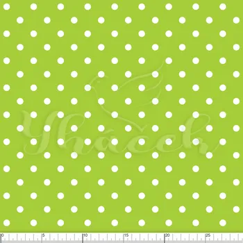 Zakázkový tisk, softshell, kočárkovina... Velký puntík na světle zelené Látky k tisku: Microfirba