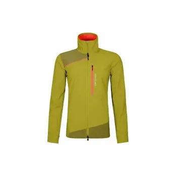 Dámská softshellová bunda Ortovox PALA LIGHT JACKET W dirty daisy S; Žlutá bunda + DÁREK DLE VÝBĚRU!