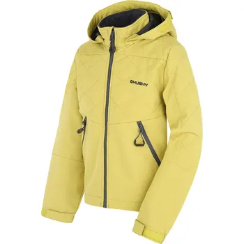 Chlapecká bunda Husky Dětská softshell bunda Salex K 122-128, lime green