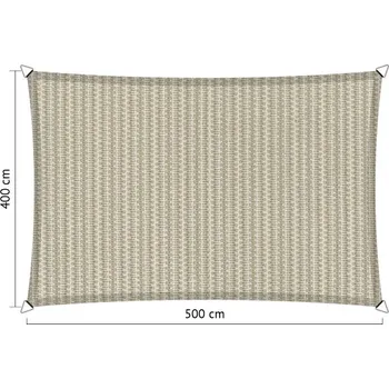 Slunečník Lazy Momo Sluneční Obdélník shadow - 4,0 x 5,0 m Barva: Sahara Písková