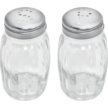 Dóza na potraviny Slánka sklo/nerez 8cm sypací 1ks ENGER, mix