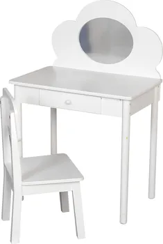 Toaletní stolek Wiky Kosmetický stolek s židlí 72,5 x 48,5 x 50 cm