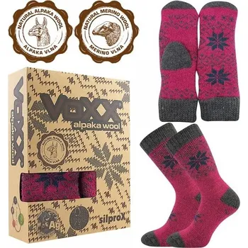 Pánské termoprádlo ALTA SET vlněné merino ponožky + palčáky VoXX (VoXX ponožky Alta set)