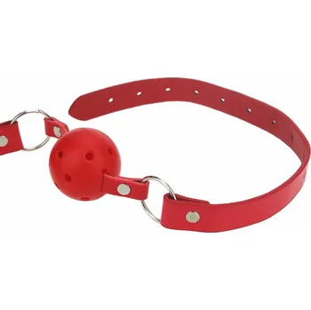 Jednoduchý roubík – červený