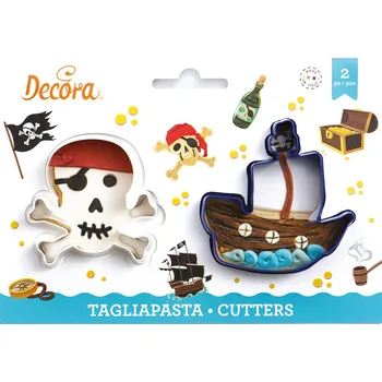 Vykrajovátko Vykrajovátka na pečení 2 ks piráti Decora de0255197