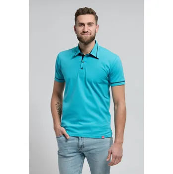 Pánské tričko CityZen Pánská polokošile azurová XXL