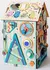 Dřevěná hračka Montessori Activity Board domeček s LED osvětlením 60 x 38 x 38 cm Zoo