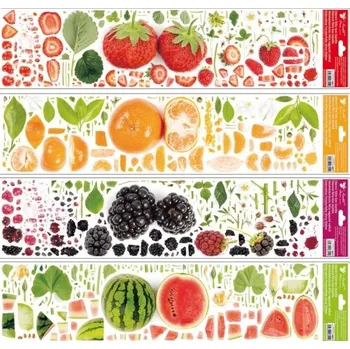 Okenní dekorace Okenní fólie - pruh - Ovoce - 64&nbsp;x 15 cm - 6877