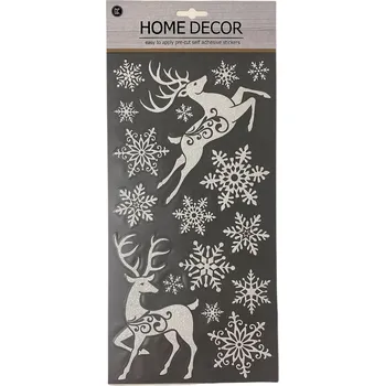 Vánoční dekorace Vánoční samolepky na zeď - Vánoční sob