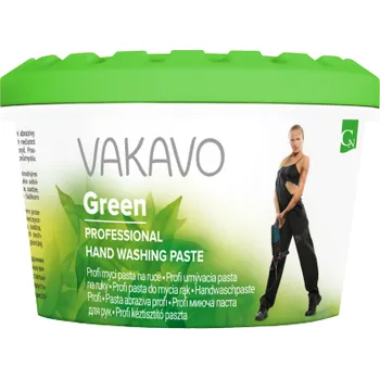 Péče o ruce VAKAVO Green mycí pasta 500 g