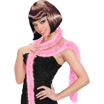 Boa dekorativní, světle růžové (2m)