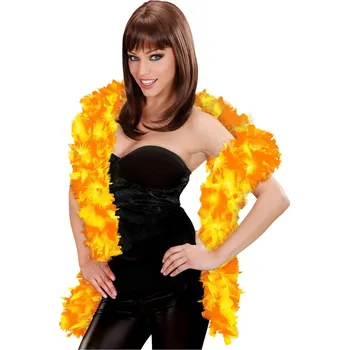 Boa péřové, žlutooranžové