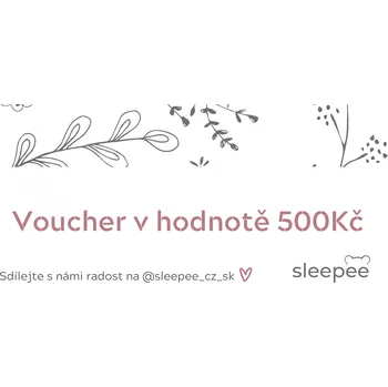 Zavinovačka Sleepee Dárkový voucher v hodnotě 500 Kč