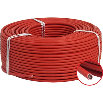 solární kabel Solární kabel H1Z2Z2 , průřez 6 mm², červený