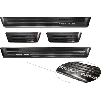 Lišta karosérie Ochranné kryty prahů, Audi Q2, 2020- , Facelift, Special Edition , Black (AV201011)