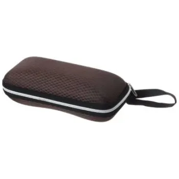 Brýlová obroučka Vzorované pouzdro na brýle se zipem - Hnědé