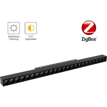 Bodové svítidlo Lištové magnetické svítidlo Mi-Light | CCT | 20W | DC48V | 1530lm | 2,4GHz + ZigBee 3.0 | Grill |