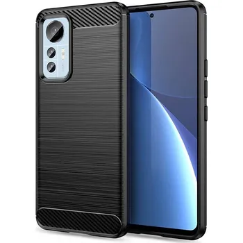 Pouzdro na mobilní telefon Kryt Xiaomi 12 Lite Tech-Protect TPU Carbon černý