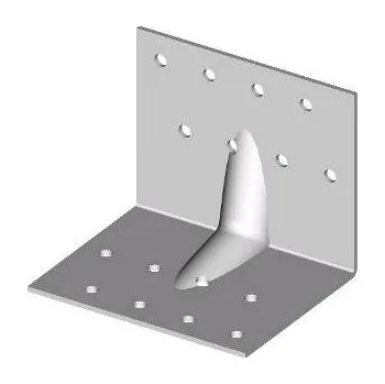 Úhloměr Úhelník s výztuhou 05-12, 70x70x80 ZAR / balení 1 ks