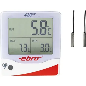 Domácí teploměr Teploměr do ledničky Ebro TMX 420 s možností akreditované kalibrace