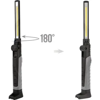 Svítilna LED pracovní světlo AKU do dílny tyčové Granit BLACK EDITION BEX 700 stmívatelné